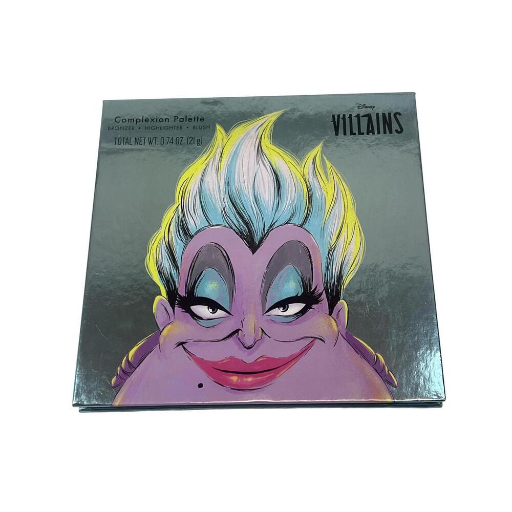 Taste Beauty Disney Villains Ursula Face Palette 0.74oz Bronzer Blush Highlight